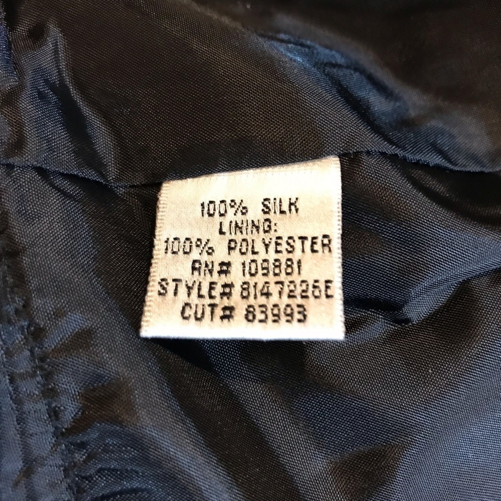 * SILK FORMAL COCKTAIL DRESS, DONNA RICCO, SZ 4, BLACK - Picture 6 of 10
